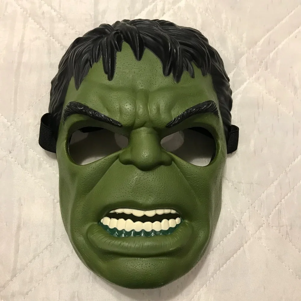 3 Kids Halloween masks -Marvels The Hulk * Ninja Turtles Raphael * The Purge